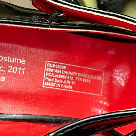 RUBIES Black Patent Leather Mary Jane Platforms - Picture 10 of 16